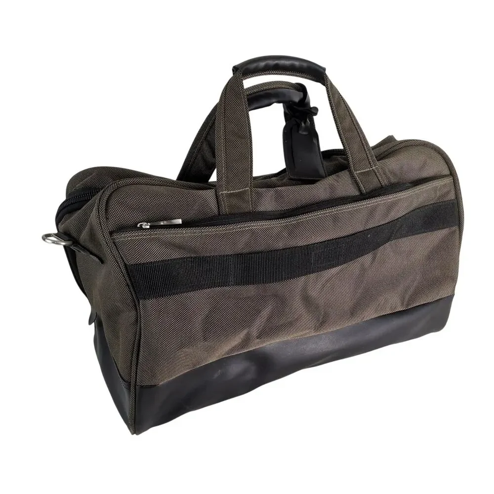 Kenneth Cole Reaction Brown Travel Luggage Duffle Bag Carry-On 19x11x10
